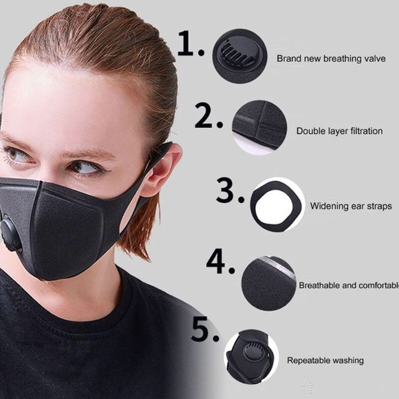 Reusable Unisex Face Mask - Picture 2 of 7